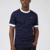 Baird T-Shirts B By Ben Sherman Ringer Tee - Marine