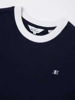 Baird T-Shirts B By Ben Sherman Ringer Tee - Marine