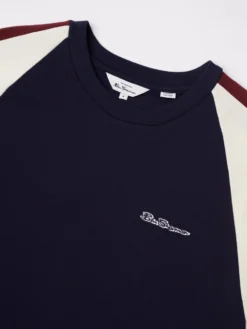 Baird Loungewear Color Block Crewneck Sweatshirt - Marine