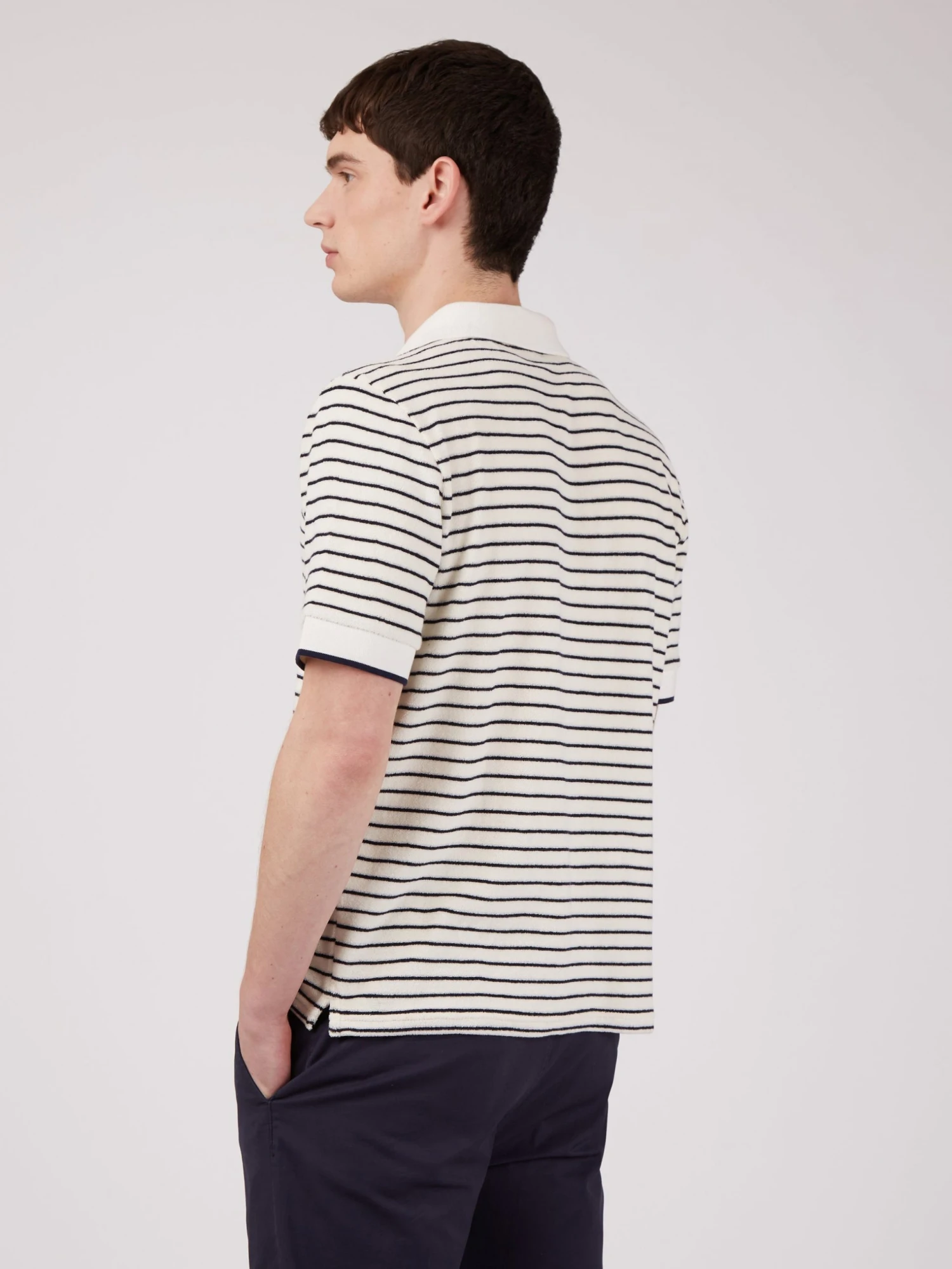 Baird B By Ben Sherman Striped Toweling-Texture Polo Spring | Summer 2022 5 Baird B By Ben Sherman Striped Toweling-Texture Polo Spring | Summer 2022