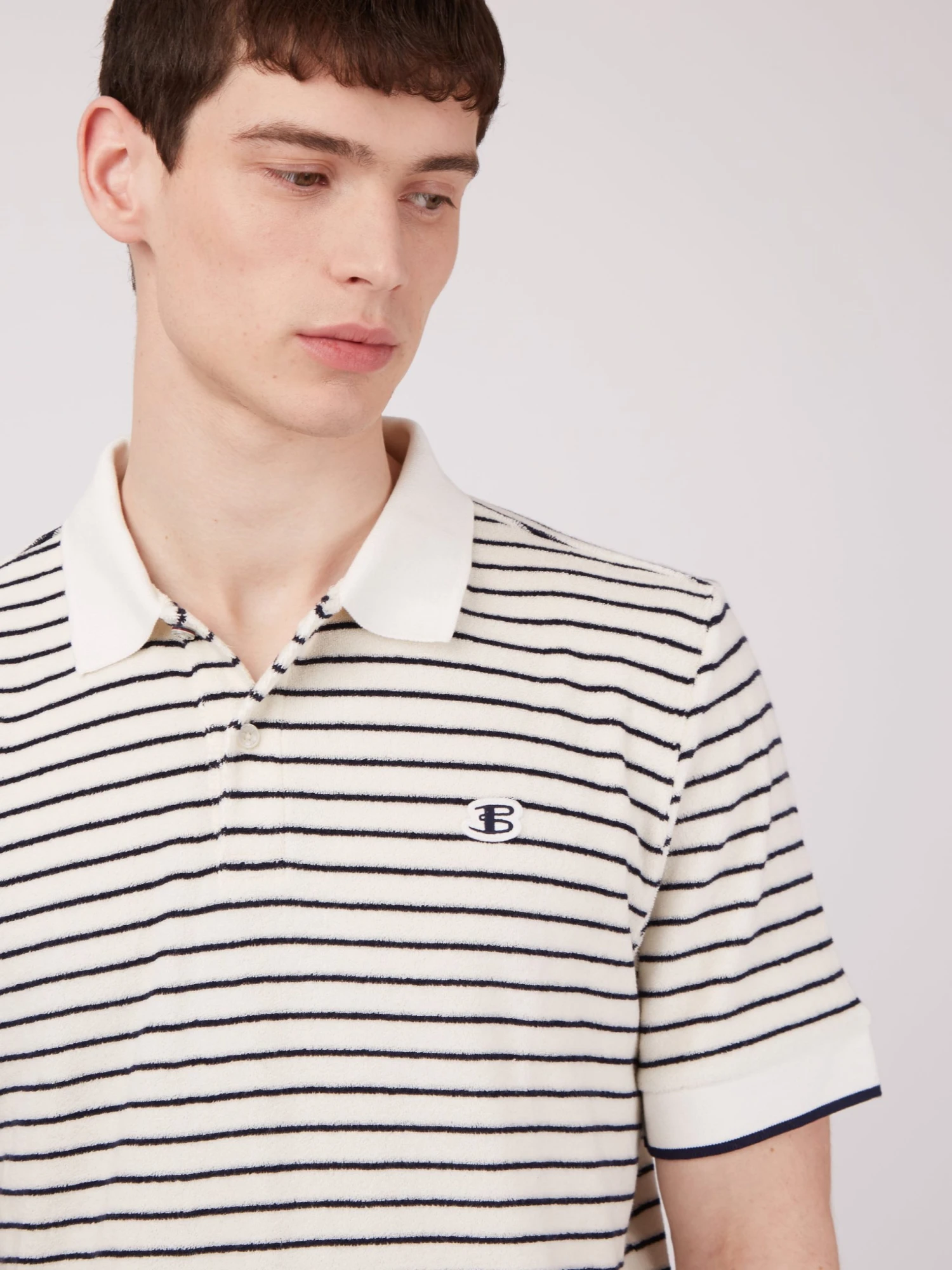 Baird B By Ben Sherman Striped Toweling-Texture Polo Spring | Summer 2022 8 Baird B By Ben Sherman Striped Toweling-Texture Polo Spring | Summer 2022