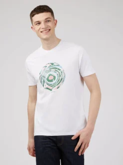 Baird Trippy Target Graphic Tee - White