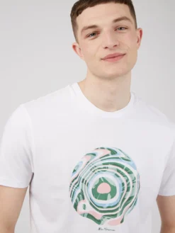 Baird Trippy Target Graphic Tee - White