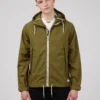 Baird Waxed Cotton Hooded Zip-Through Rain Jacket Casual Jackets