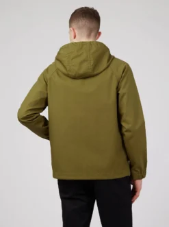 Baird Waxed Cotton Hooded Zip-Through Rain Jacket Casual Jackets