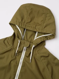 Baird Waxed Cotton Hooded Zip-Through Rain Jacket Casual Jackets