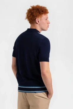 Baird Iconic Gradient Vertical Stripe Mod Polo Iconic Mod Knit Polos