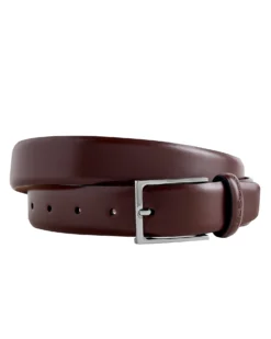 Randa Tailored Shop Angus Leather Dress Belt - Brown