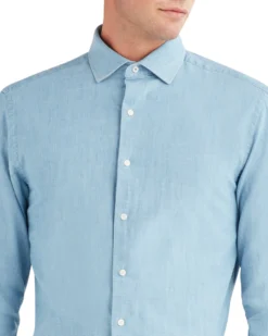 LF Denim Slim Fit Dress Shirt - Light Blue