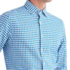 LF Twill Gingham Slim Fit Dress Shirt - Royal