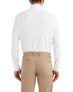 LF Diamond Texture Slim Fit Dress Shirt - White Tailored Shop 7 LF Diamond Texture Slim Fit Dress Shirt - White Tailored Shop