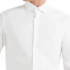 LF Diamond Texture Slim Fit Dress Shirt - White Tailored Shop