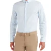 LF Dobby Stripe Slim Fit Dress Shirt - Light Blue Tailored Shop