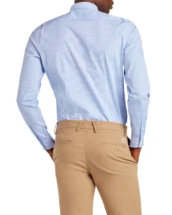 LF Check Skinny Fit Dress Shirt - Lavender