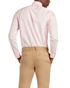 LF Argyle Dobby Slim Fit Dress Shirt - Pink Tailored Shop