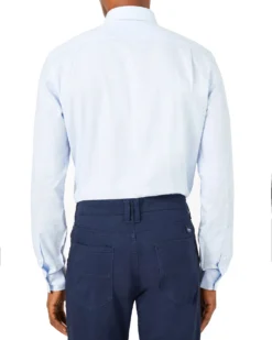 LF End-on-End Skinny Fit Dress Shirt - Sky Blue Tailored Shop