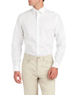 LF Clip Spot Slim Fit Dress Shirt - Blue Tailored Shop