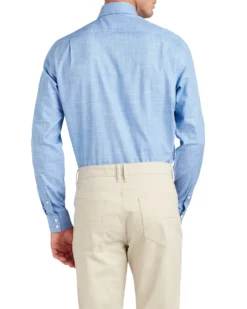 LF Slub End-on-End Slim Fit Dress Shirt - Royal Tailored Shop