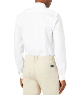 LF Tailored Shop Pinpoint Skinny Fit Dress Shirt - White