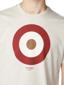 Baird Target Logo T-Shirt - Ivory Loungewear