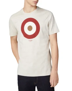 Baird Target Logo T-Shirt - Ivory Loungewear