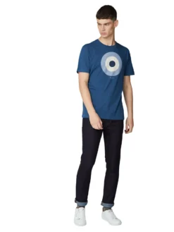 Baird Target Logo T-Shirt - Cobalt Loungewear