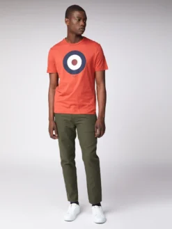 Baird Target Logo T-Shirt - Rust