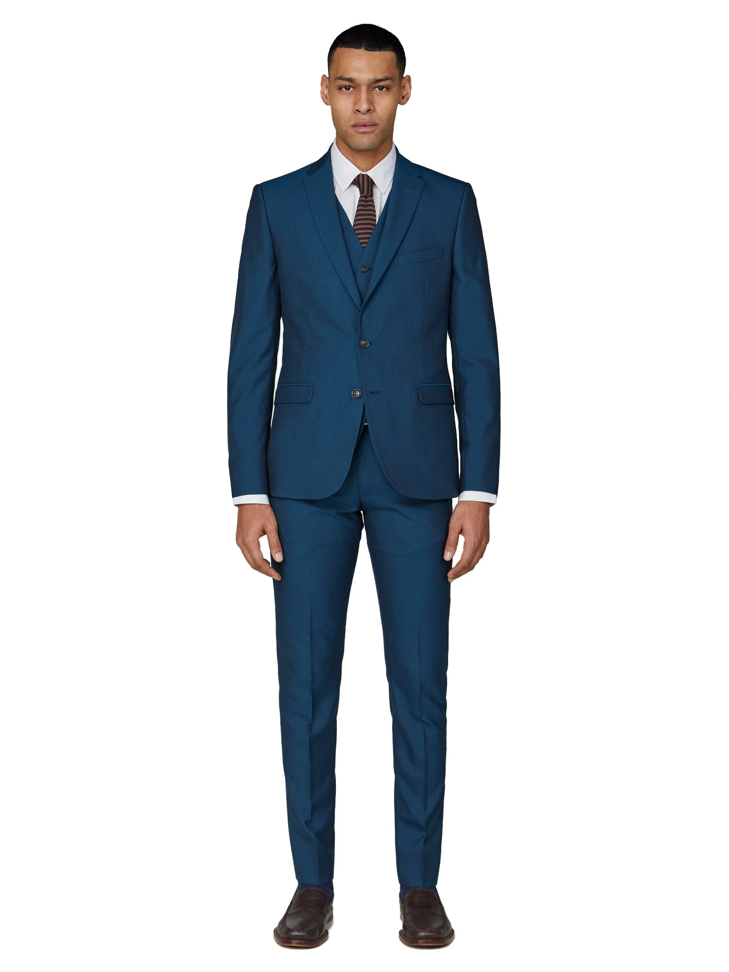 Baird Tonic Camden Fit Suit Jacket - Blue 6 Baird Tonic Camden Fit Suit Jacket - Blue