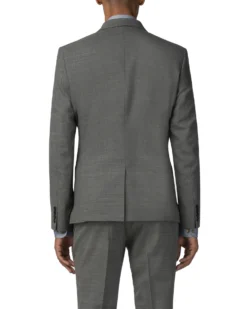 Baird High-Twist Texture Stretch Camden Fit Suit Jacket - Grey