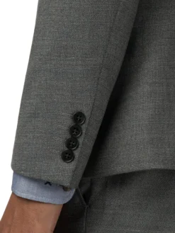Baird High-Twist Texture Stretch Camden Fit Suit Jacket - Grey 10 Baird High-Twist Texture Stretch Camden Fit Suit Jacket - Grey