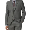 Baird High-Twist Texture Stretch Camden Fit Suit Jacket - Grey