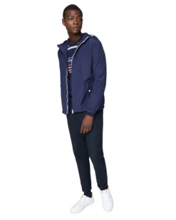 Baird Casual Hooded Jacket - Navy