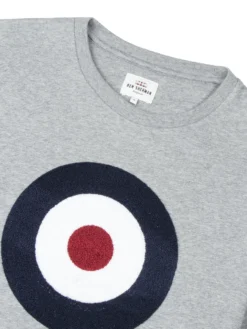 Baird Applique Target Sweatshirt - Grey Loungewear