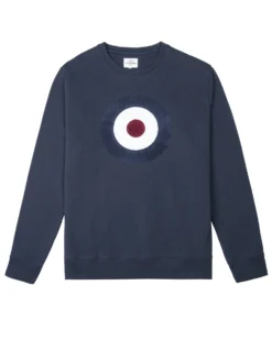 Baird Applique Target Sweatshirt - Navy