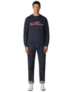 Baird Loungewear Archive Script Logo Sweatshirt - Navy