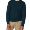Baird Textured Knit Crewneck Sweater - Trekking Green Sweaters