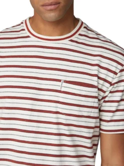 Baird Retro Stripe Tee - Ivory