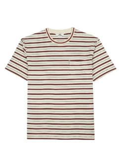Baird Retro Stripe Tee - Ivory