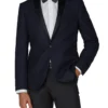 Baird Tailored Shop Polka Dot Camden Fit Tuxedo Jacket - Navy 2 Baird Tailored Shop Polka Dot Camden Fit Tuxedo Jacket - Navy
