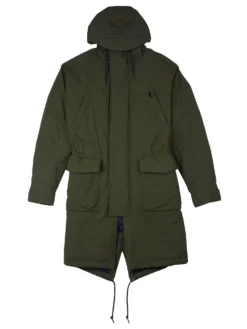 Baird Coats Fishtail Parka - Dark Green