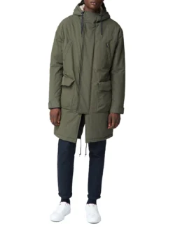 Baird Coats Fishtail Parka - Dark Green