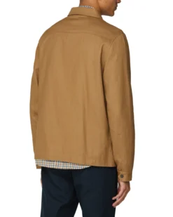 Baird Twill Overshirt Jacket - Tan Casual Jackets