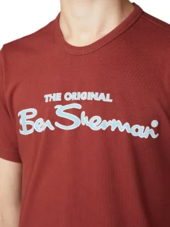 Baird Archive Flock Logo T-Shirt - Chestnut 9 Baird Archive Flock Logo T-Shirt - Chestnut