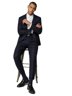 Baird British Navy Structure Suit Trouser - Navy