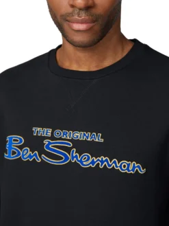 Baird Crewneck Logo Sweatshirt - Anthracite Loungewear