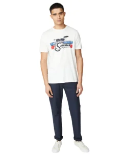 Baird Retro Band Graphic Tee - Snow White