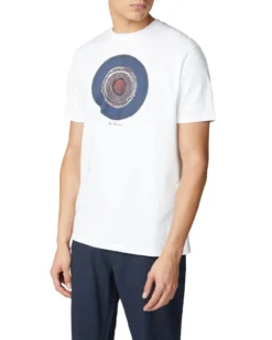 Baird Target Sketch Tee - White