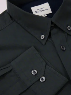 Baird Long-Sleeve Shirts Long-Sleeve Signature Gingham Shirt - Dark Green