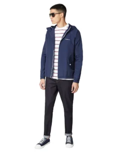 Baird Hooded Jacket - Dark Navy Casual Jackets