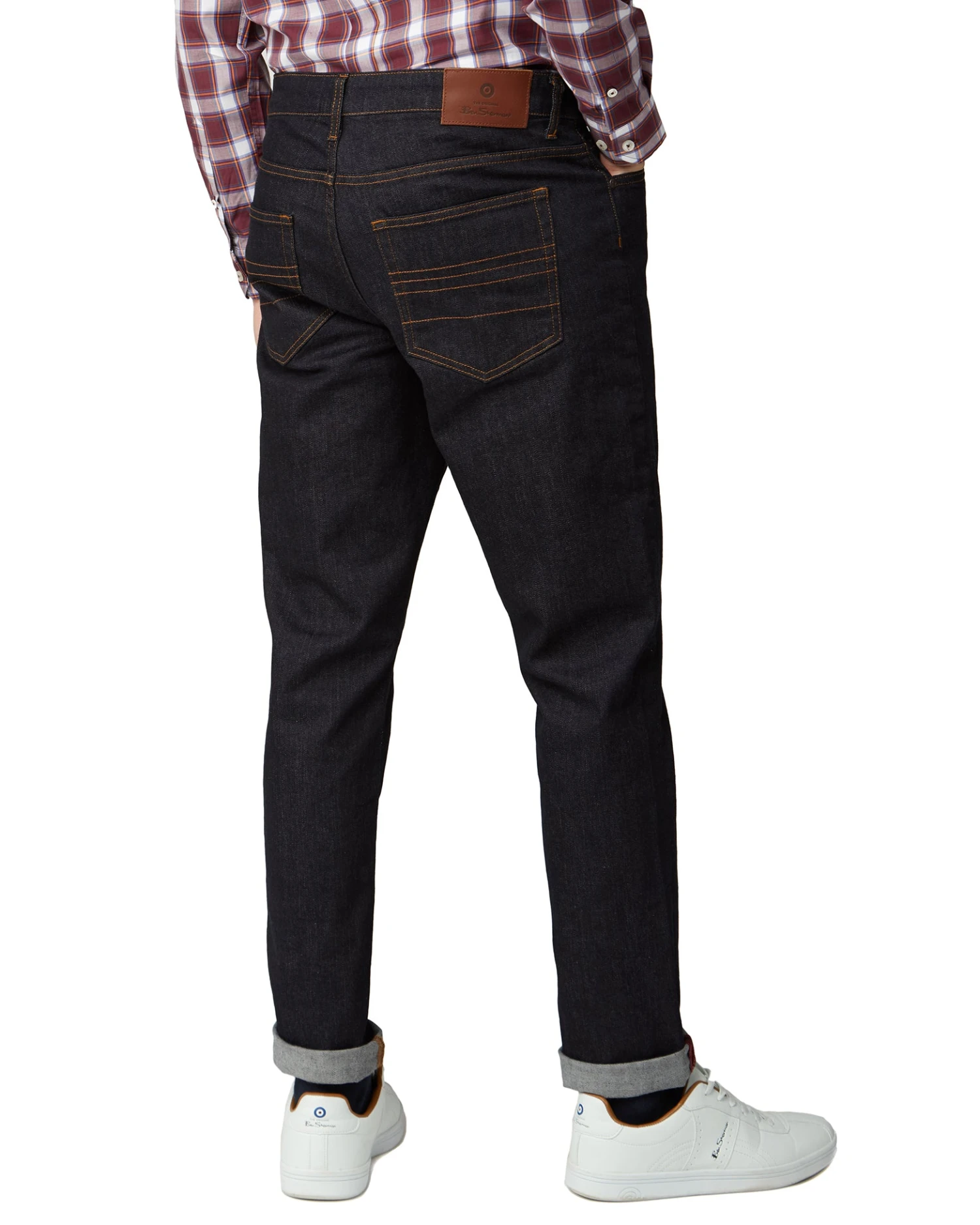 Baird Slim Taper Rinse Wash Jeans - Denim 4 Baird Slim Taper Rinse Wash Jeans - Denim